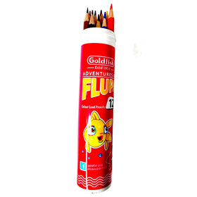 Goldfish Color Pencil Full Size Tin Of 24 Color Pencils